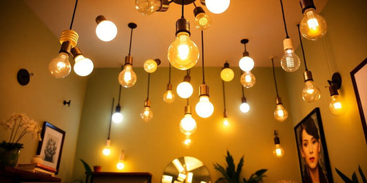 Modern room illuminated by G4 smart bulbs.