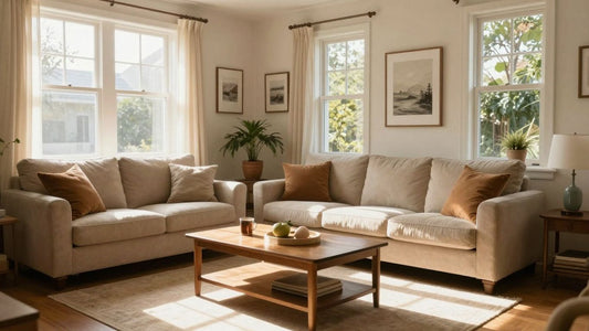 Bright living room interior with natural light.