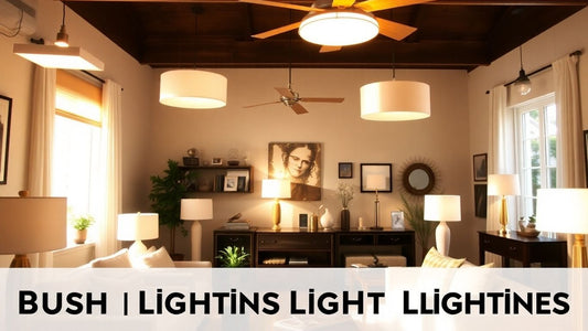 Stylish lamps and fixtures in a bright UK home.