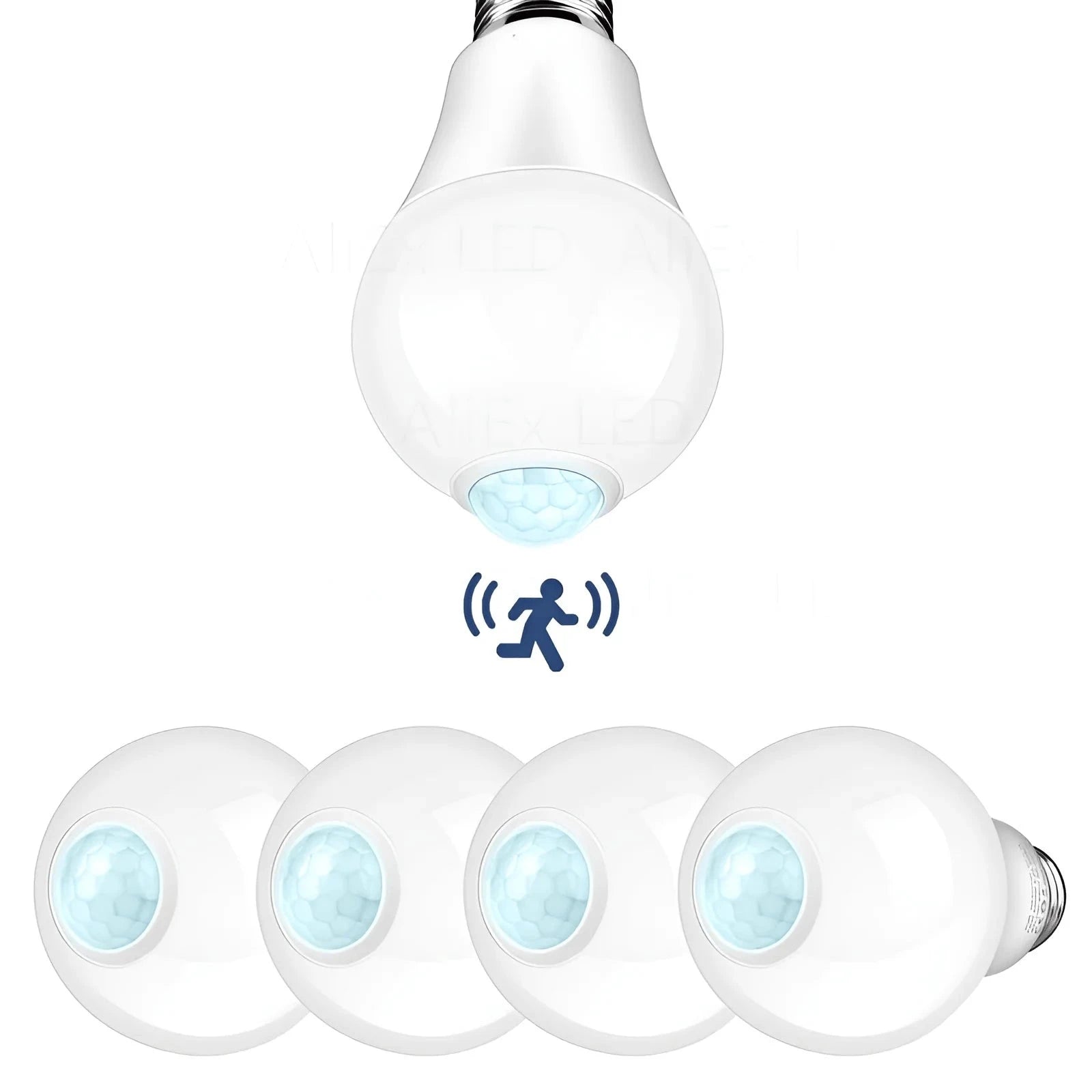 LED Motion Sensor E27 Smart Bulb