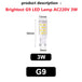 Brightest G9 LED Lamp Sets