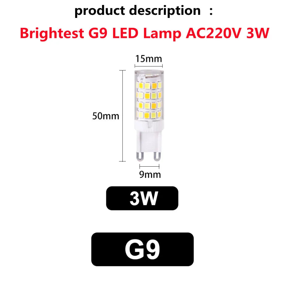 Brightest G9 LED Lamp Sets