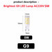 Brightest G9 LED Lamp Sets